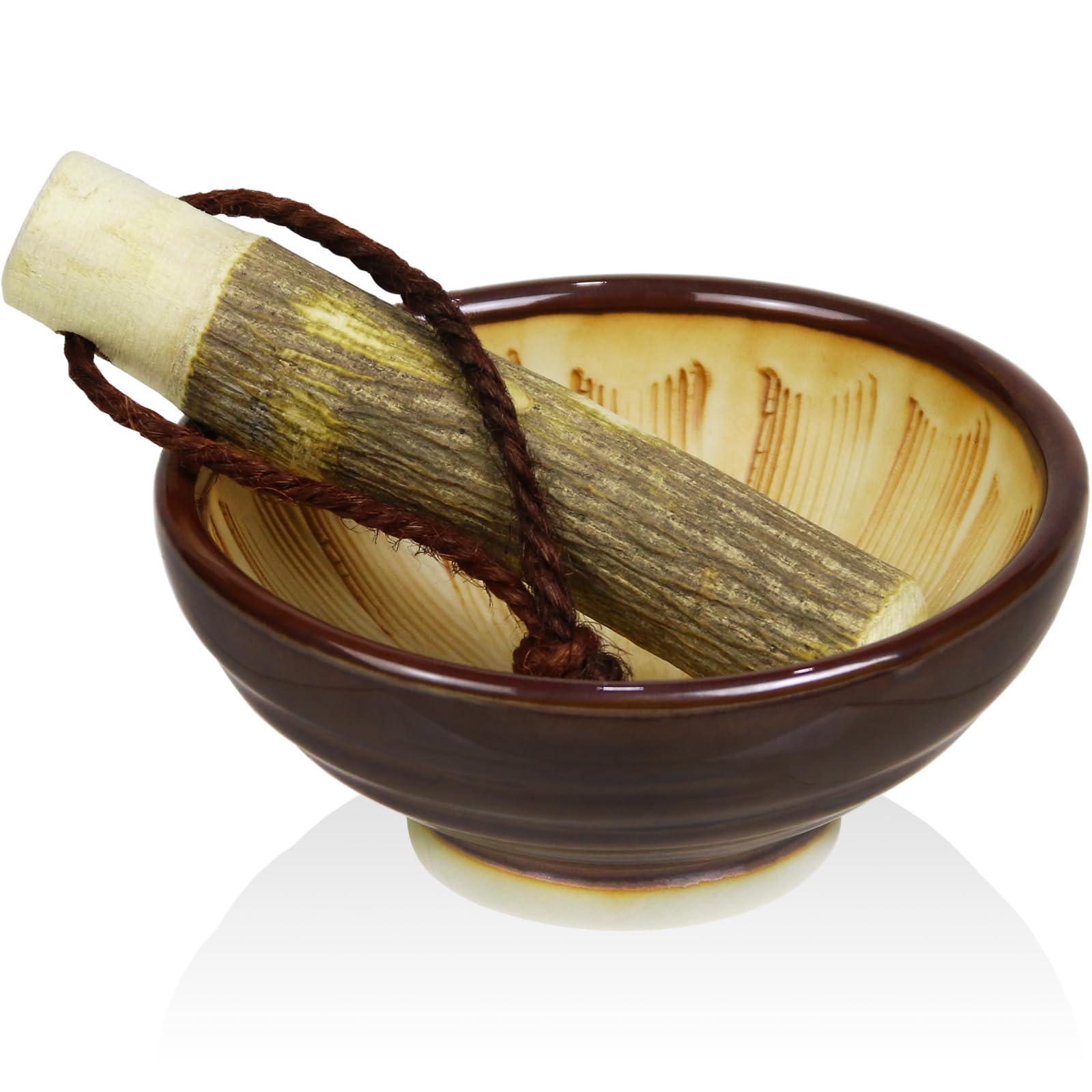Amazon.co.jp: Morikuru(モリクル) 日本製 すり鉢 すりこぎ セット